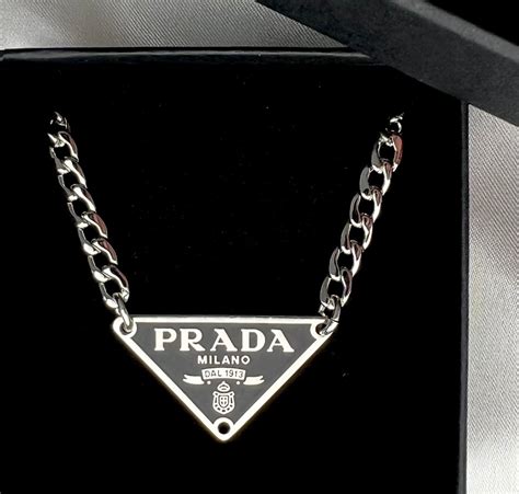 prada choker|Prada choker necklace.